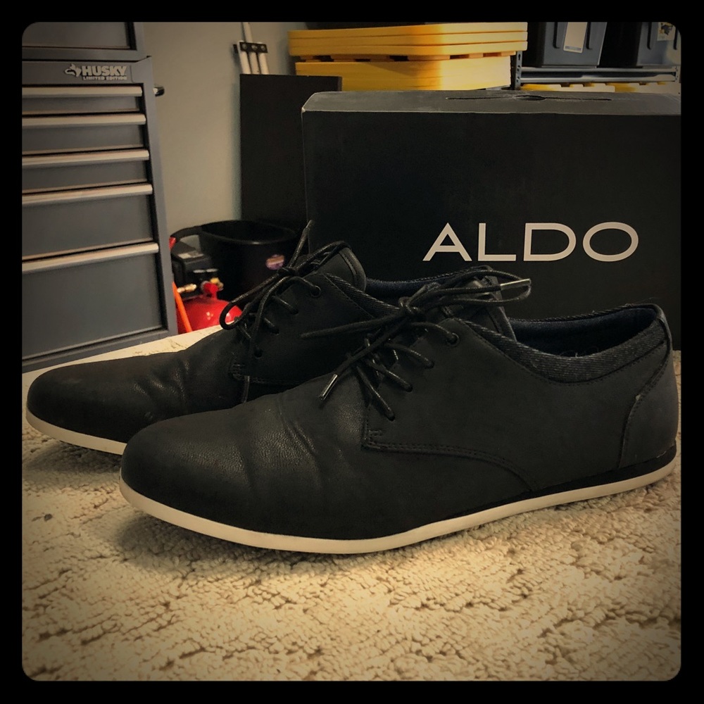 Aldo black casual mens shoe
